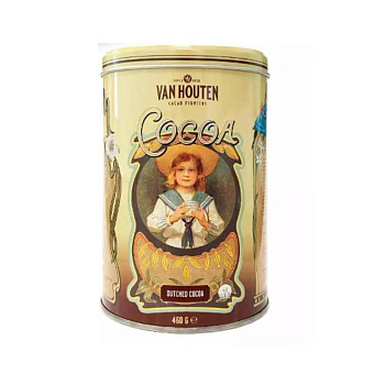 Какао-порошок 460гр жб алк Van Houten Cocoa tin large VM-78137-V99
